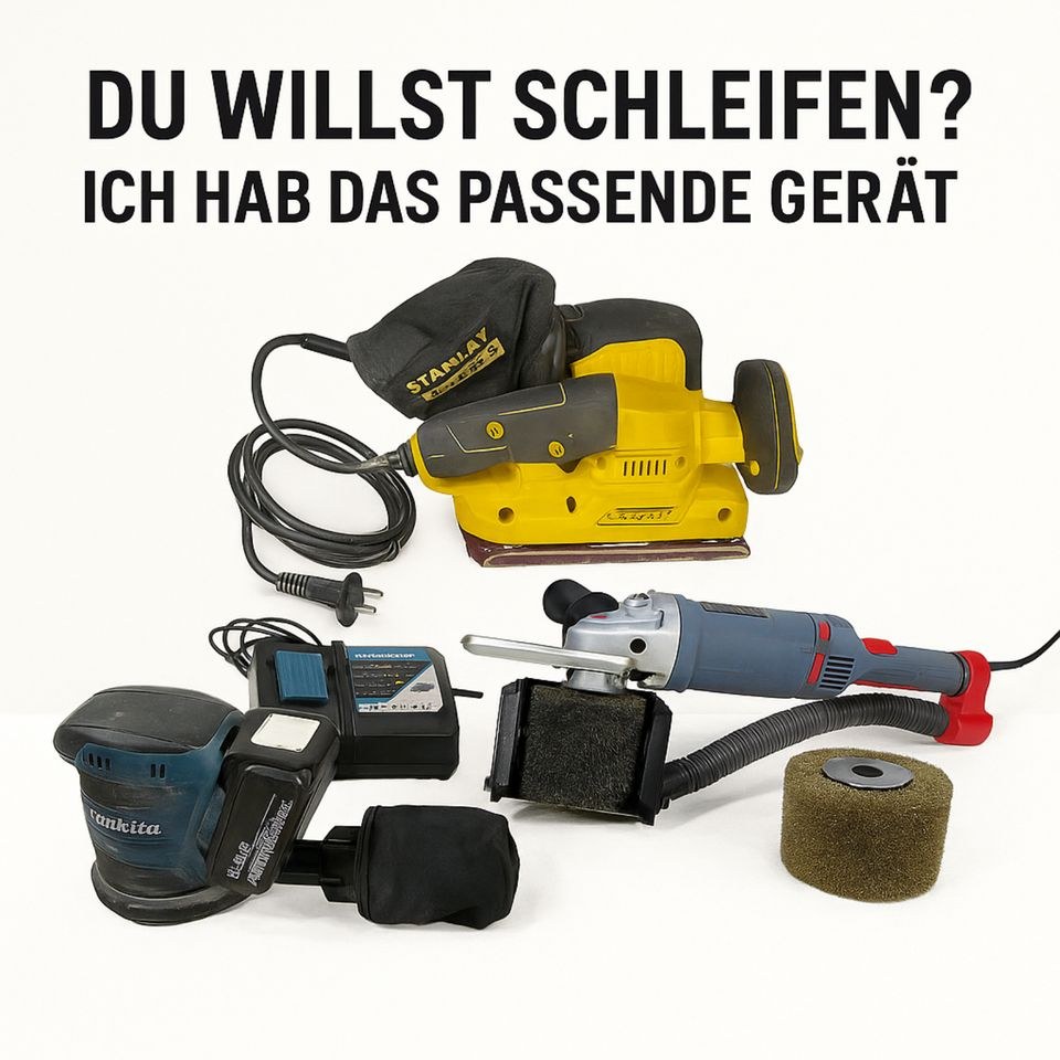 Schleifgerät Exzenterschleifer Bandschleifer mieten in Herford