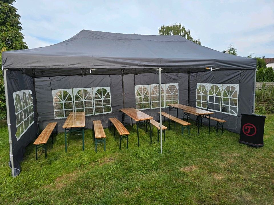 Faltpavillon Pop up Pavillon 3x3m 3x6m mieten in Herford – 3
