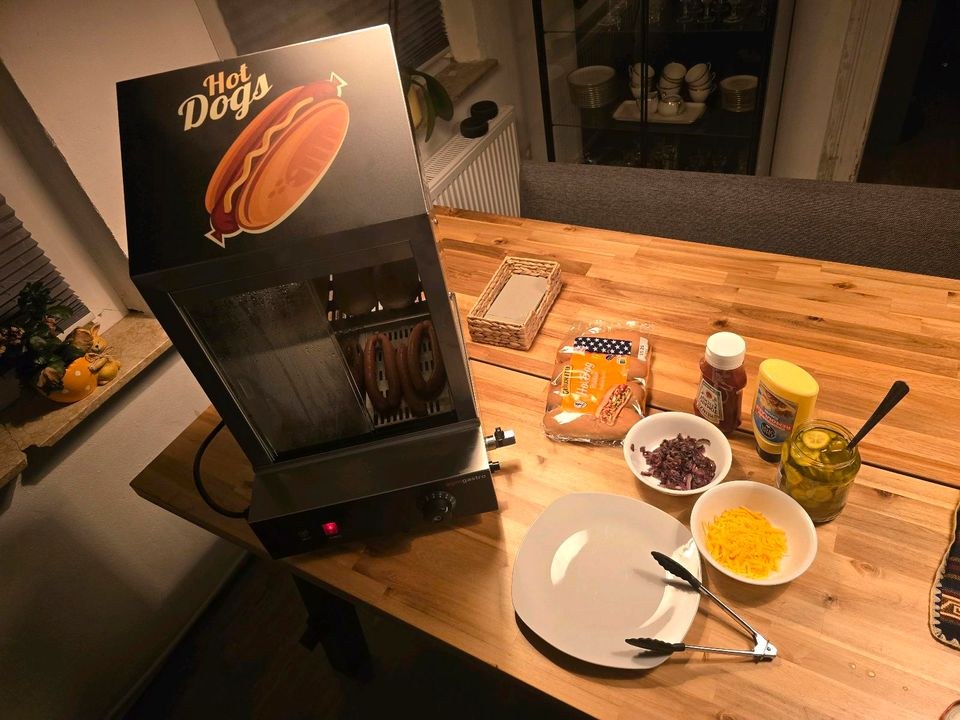 Profi Hot Dog Steamer Wärmegerät mieten in Herford – 2