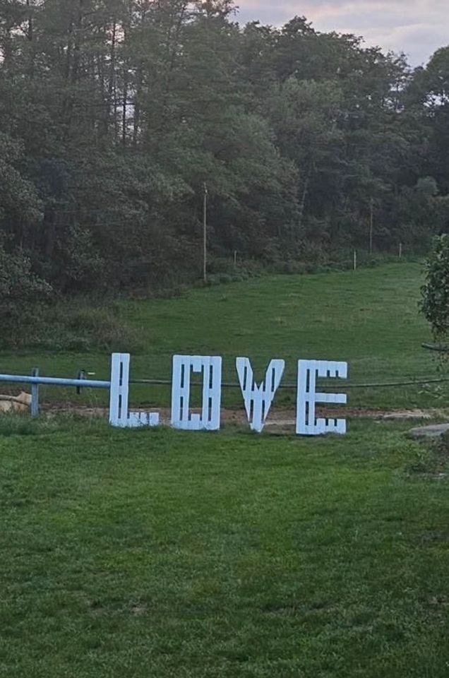Palettenbuchstaben *LOVE* mieten bei Onesound – für die Hochzeit – 2