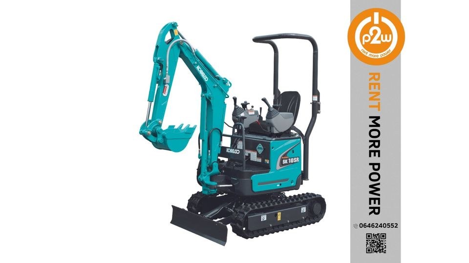 Kobelco Minibagger 1t mieten bei p2w
