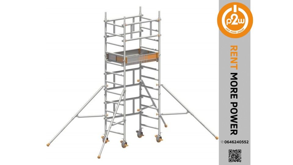 Solo Tower Gerüst mieten bei p2w – sicher in der Höhe