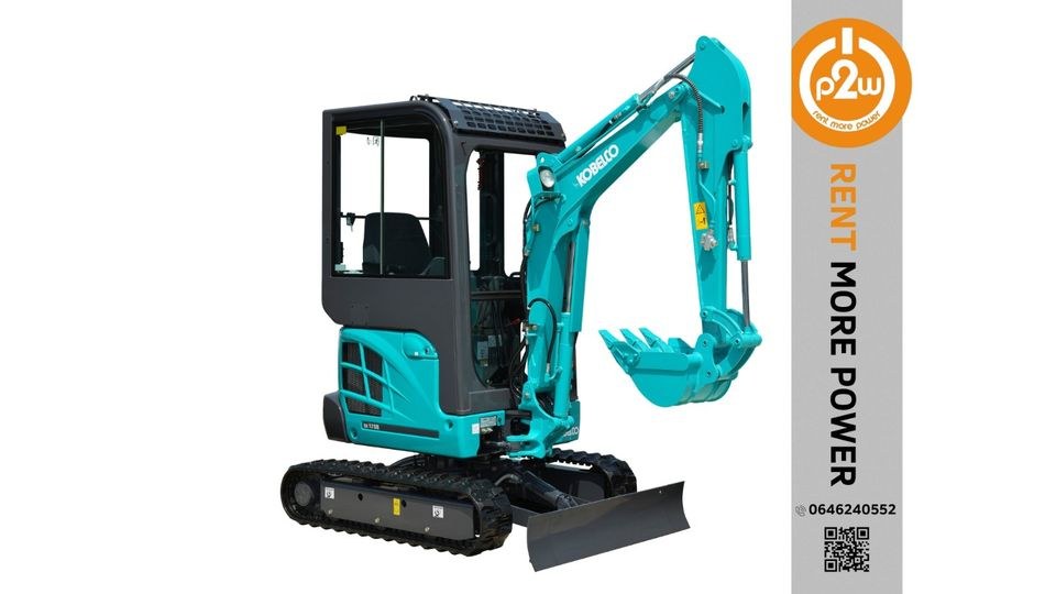 Kobelco Minibagger 1,9t mieten bei p2w