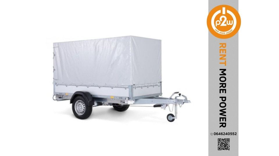 Planenanhänger mieten bei p2w – für Umzug, Garten & Transport