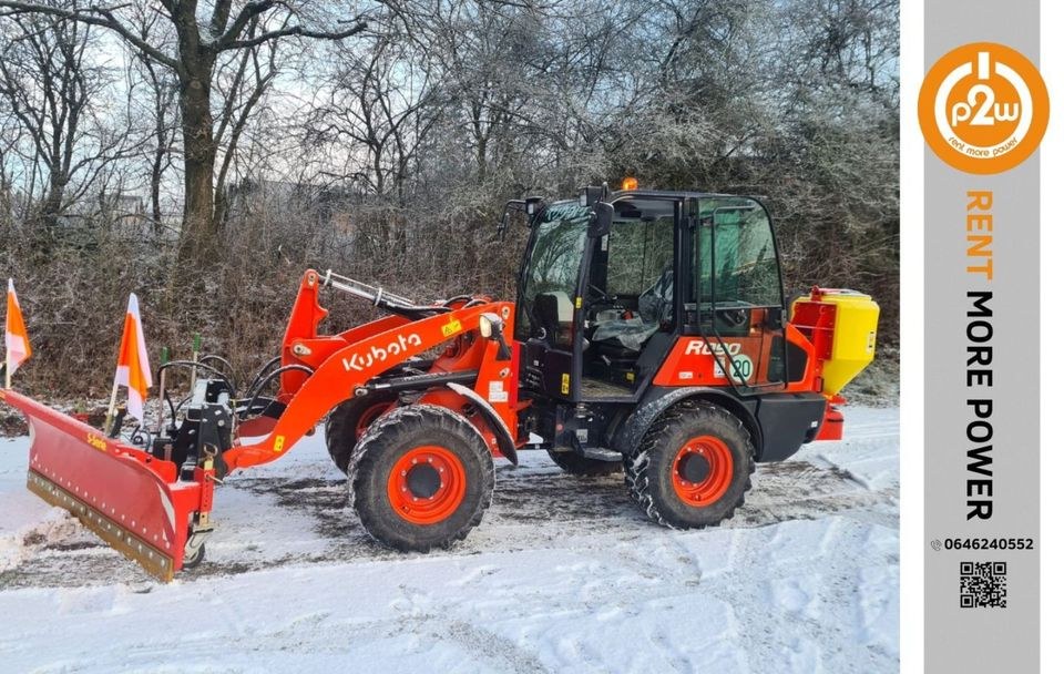 Kubota Radlader R 090 Winterausrüstung mieten bei p2w