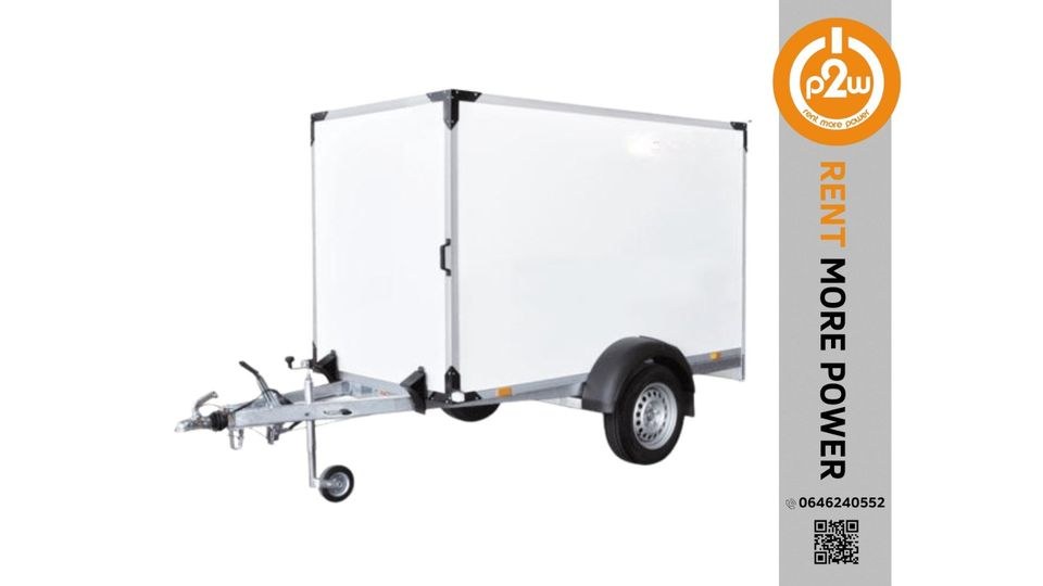 Kofferanhänger mieten bei p2w – für Umzug, Garten & Transport