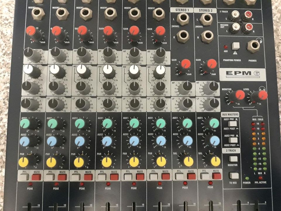 Mischpult Soundcraft EPM 6 Kanal mieten in Bietigheim-Bissingen – 3