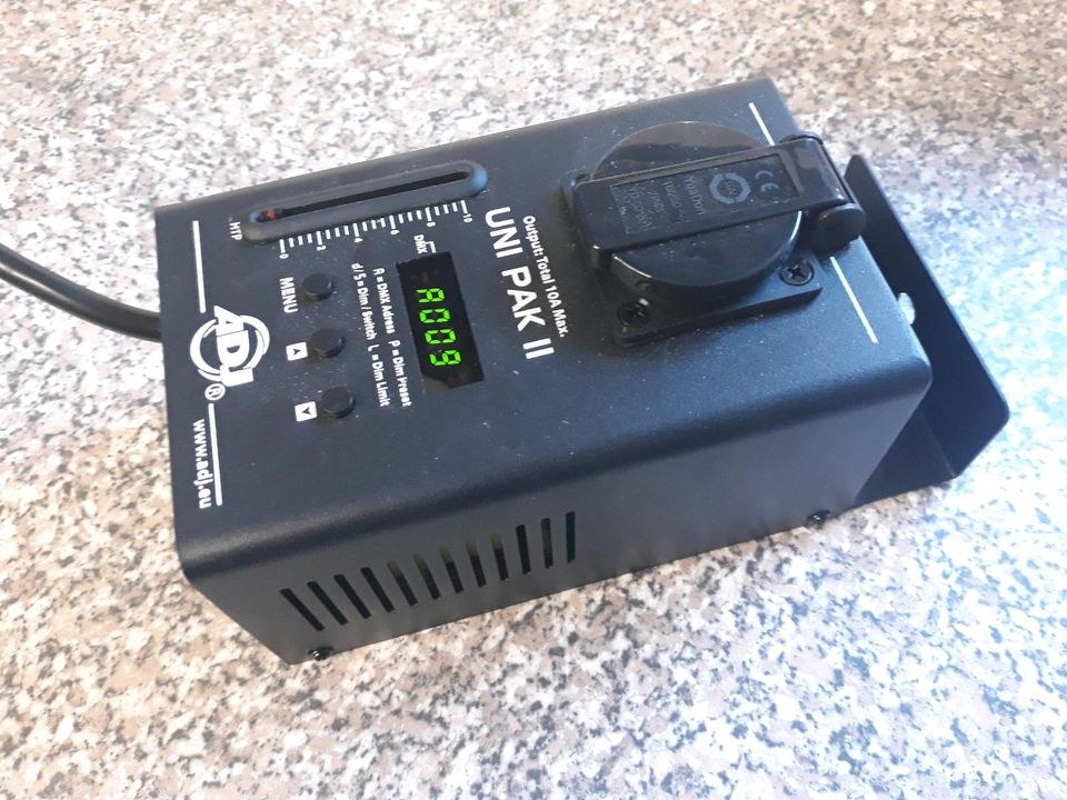 1 Kanal DMX Dimmer 2,3kW ADJ UNI PAK MK II mieten – 3