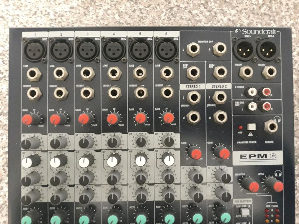Mischpult Soundcraft EPM 6 Kanal mieten in Bietigheim-Bissingen – 2
