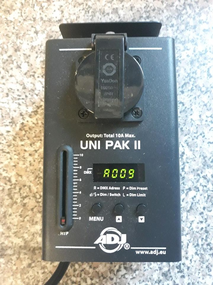 1 Kanal DMX Dimmer 2,3kW ADJ UNI PAK MK II mieten