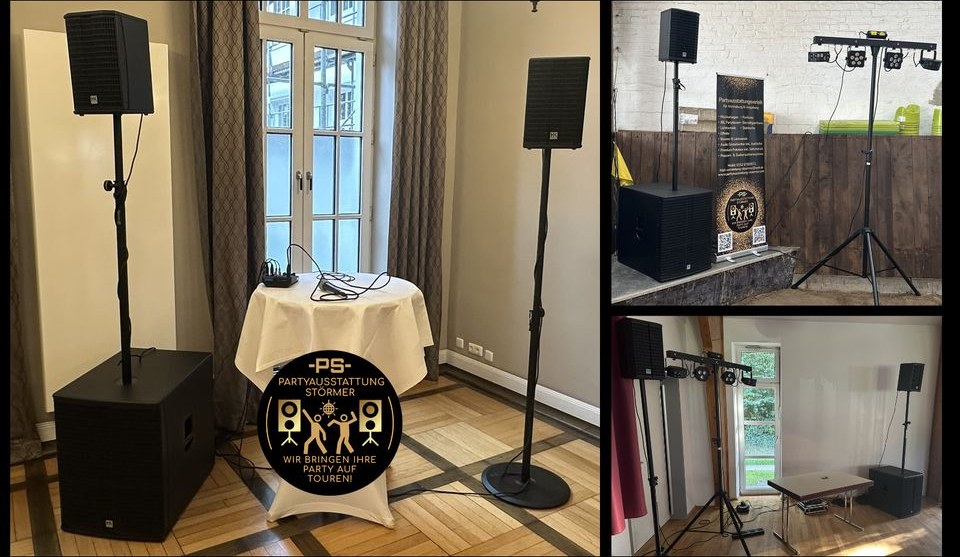 Musikanlage PA Anlage Lautsprecher mieten in Ahrensburg – Party-Sound