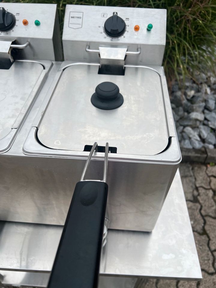 Professional Doppel Fritteuse 2x8L mieten bei Party DJ Fabrik" – 3