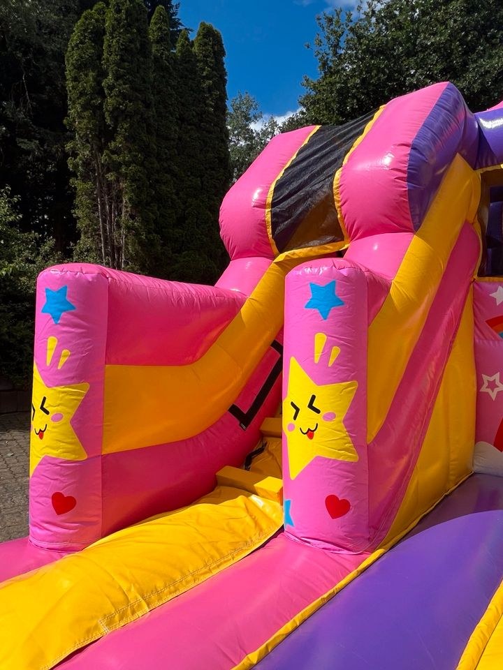 Hüpfburg XXL Einhorn mieten bei Party DJ Fabrik" – 3
