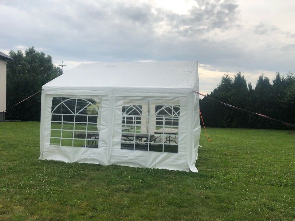auf Abbau 3x3m Partyzelt Zelt mieten bei Party DJ Fabrik" – 4