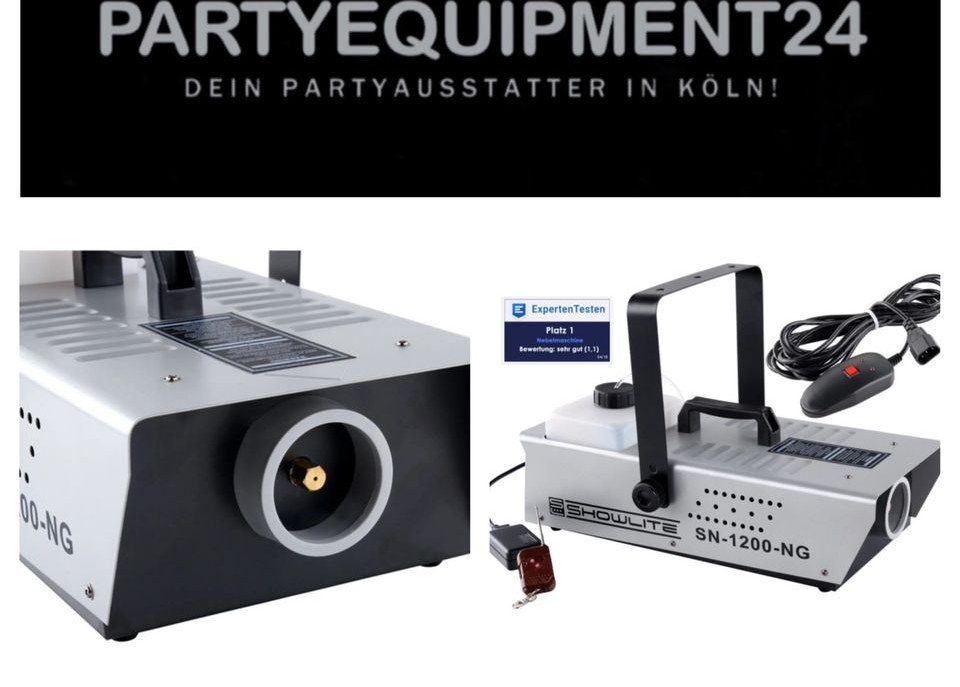 Nebelmaschine 1200 Watt 500 inkl Nebelfluid mieten in Lindenthal