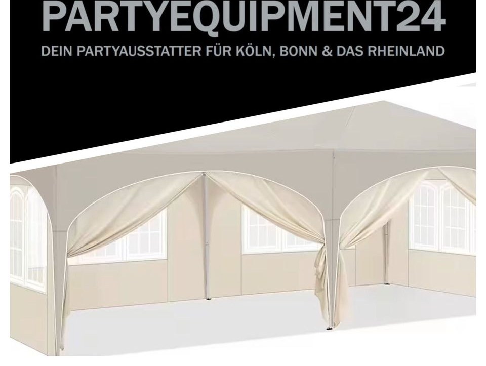 ✨Faltpavillon 3x6 m inkl Seitenwände Partyzelt mieten in Lindenthal