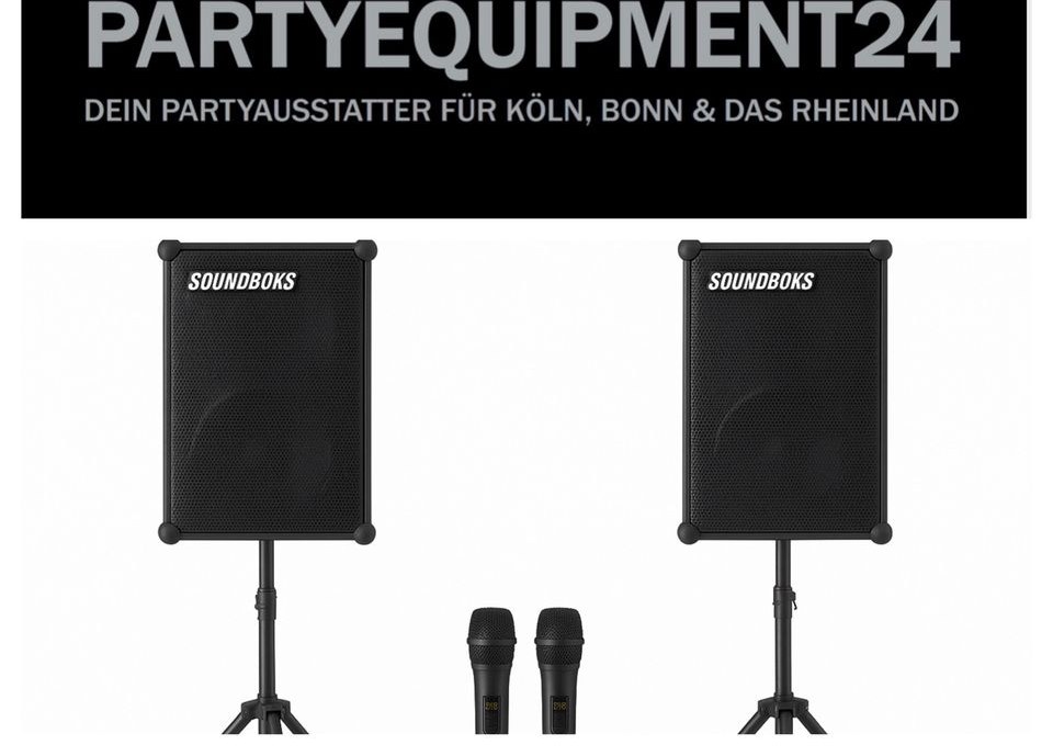 SOUNDBOKS Musikanlage Partylicht mieten in Lindenthal – Party-Sound