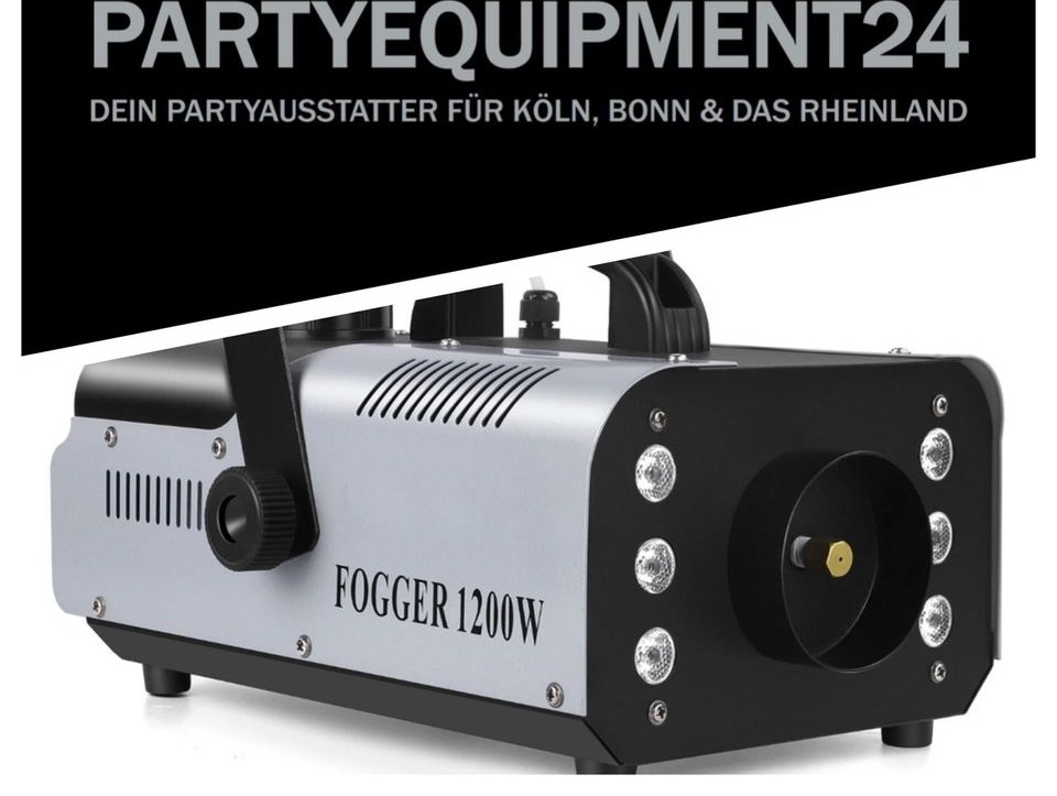 ✨Nebelmaschine Nebelfluid✨Partylicht mieten bei PARTYEQUIPMENT24