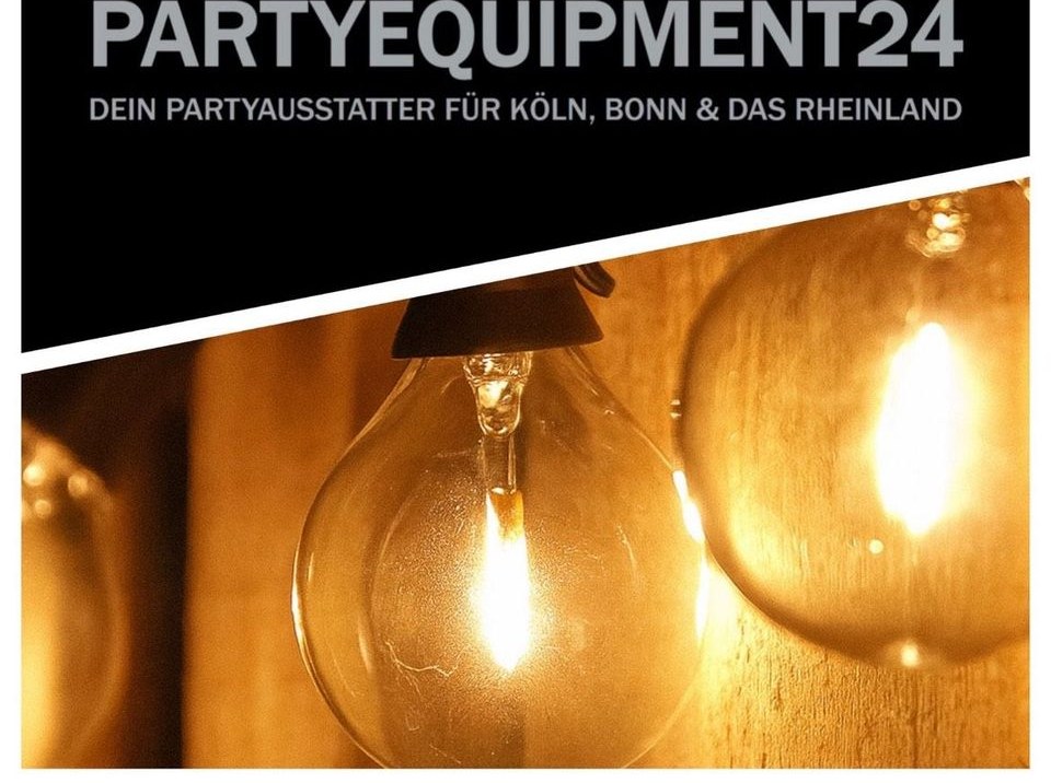 ✨LED Lichterketten ✨Hochzeitsdeko Deko mieten bei PARTYEQUIPMENT24