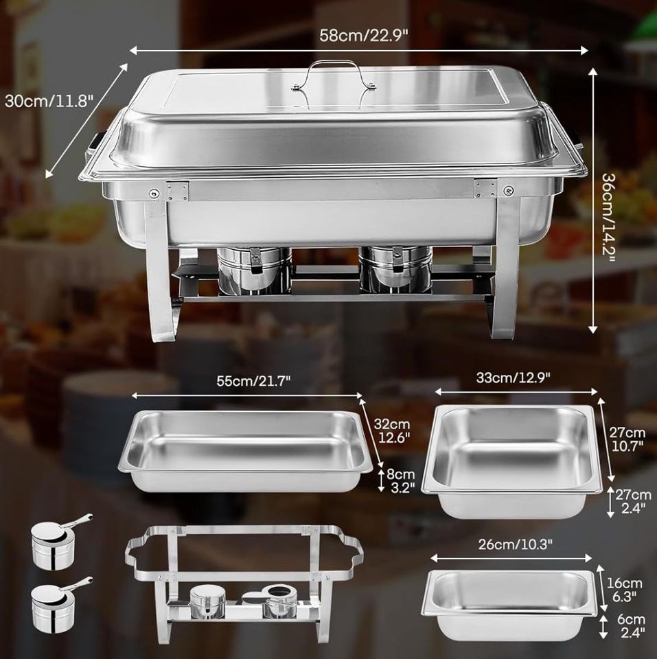 Chafing Dishes Weingläser Sektgläser Besteck mieten in Lindenthal – 4