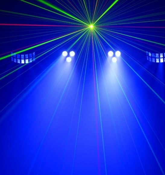 Lichtanlage Laserlicht Partybeleuchtung mieten bei PARTYEQUIPMENT24 – 4