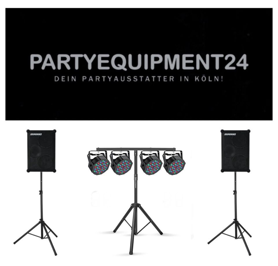 Set Musikanlage Lichtanlage mieten bei PARTYEQUIPMENT24