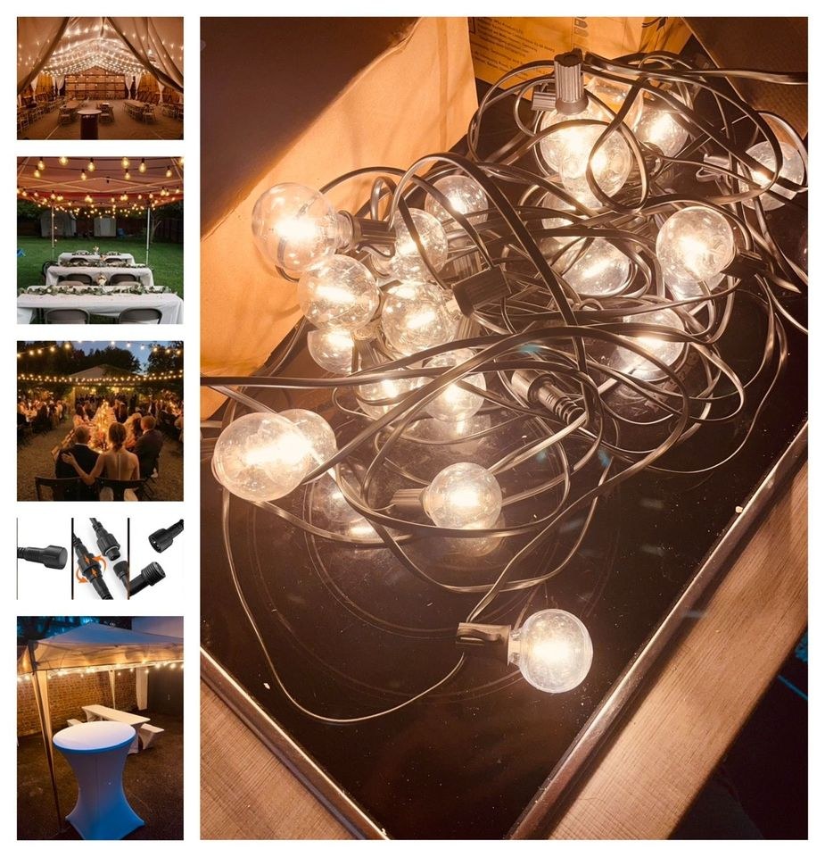 ✨LED Lichterketten ✨Hochzeitsdeko Deko mieten bei PARTYEQUIPMENT24 – 3