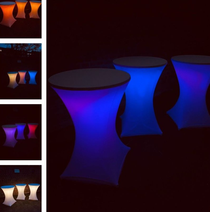 ✨LED Stehtische Hochzeitsdeko Deko mieten bei PARTYEQUIPMENT24 – 4