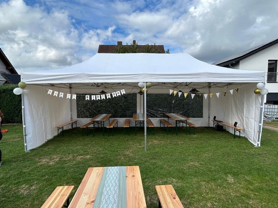 Partyzelt Festzelt 4x8m mieten in Bad Oeynhausen – für große Feiern – 4