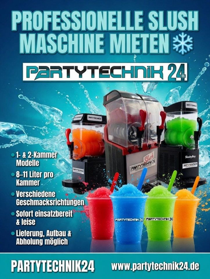 Slush Slushi Maschine Slushmaschine mieten bei Christian
