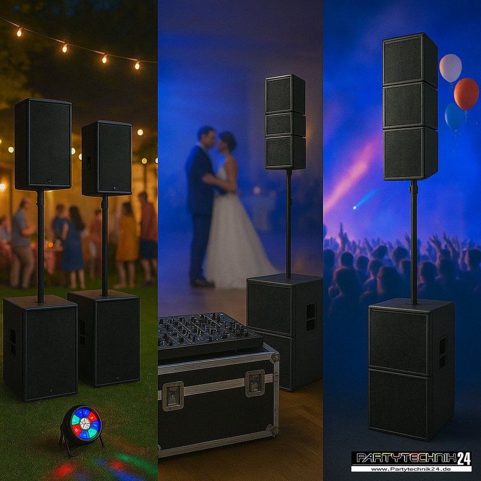 Sie Lautsprecher Tonanlage Tontechnik mieten in Köpenick – Party-Sound – 2