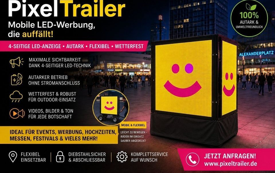 LED Trailer Mobile Displays Hochzeiten mieten bei Christian – 2