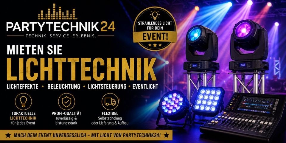 N Lichttechnik Partylicht Lichteffekte mieten bei Christian