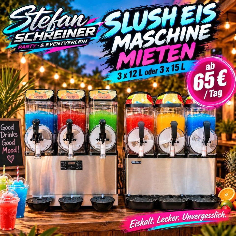 Slush Eis Maschine mieten in Extertal – eiskalt für Ihr Fest