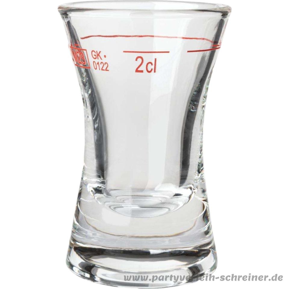 Gläser Wachtmeister Schnapsglas 2 cl mieten in Extertal