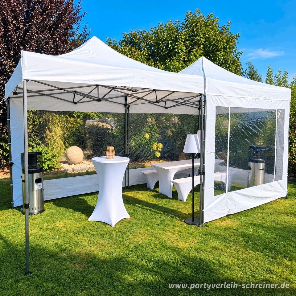 Faltzelt Faltpavillon Pavillon 3x3m 3x6m mieten in Extertal – 4