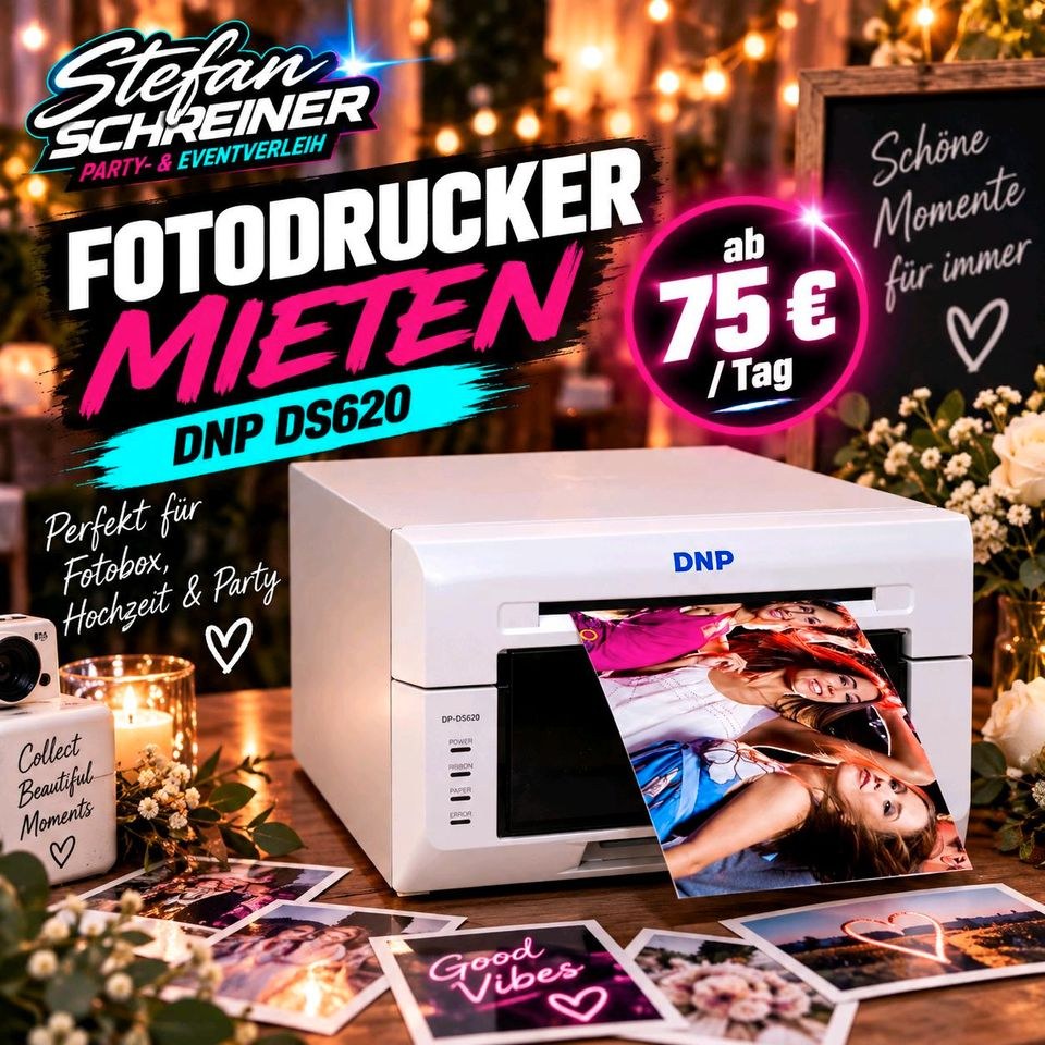 DNP DS620 Fotodrucker mieten bei Party- und Eventverleih