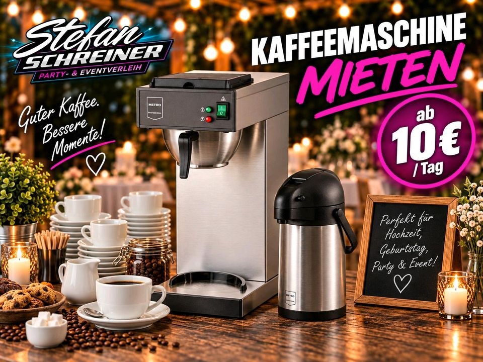 Kaffeemaschine mieten in Extertal – für Fest & Ausschank