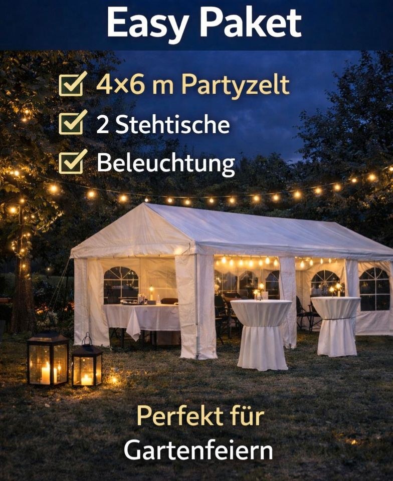 Partyzelt Komplettpaket Zelt Zubehör mieten in Broderstorf – 3