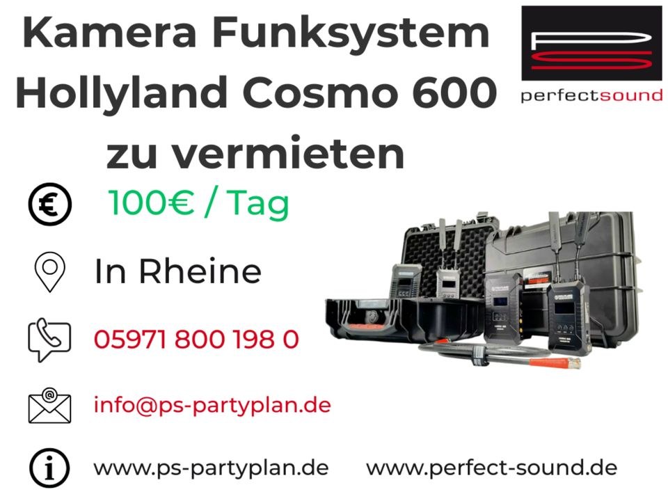 Hollyland Cosmo 600 Kamera Funksystem Wireless mieten in Rheine