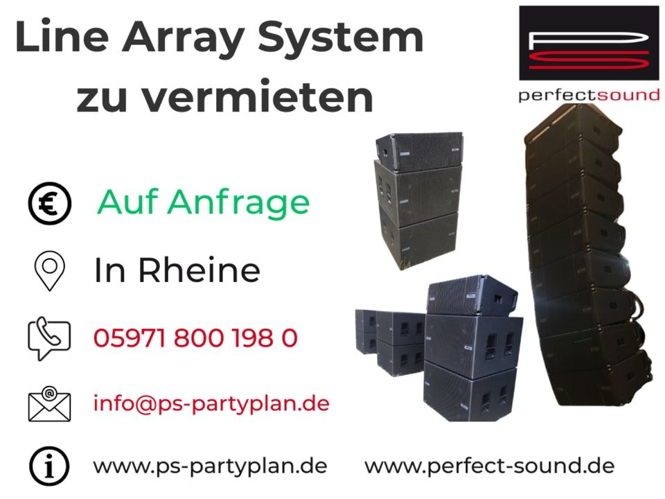 Line Array System VIO db technologies mieten in Rheine – Party-Sound