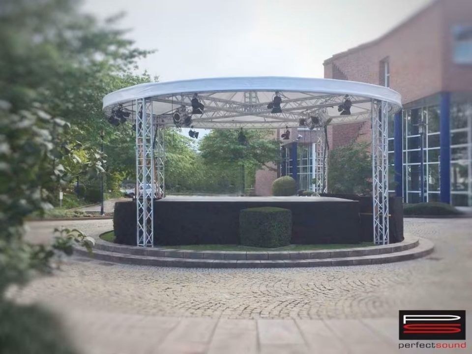 Rundbühne Bühnenpodest Bühne Bühnenplattform mieten bei perfect sound – 2