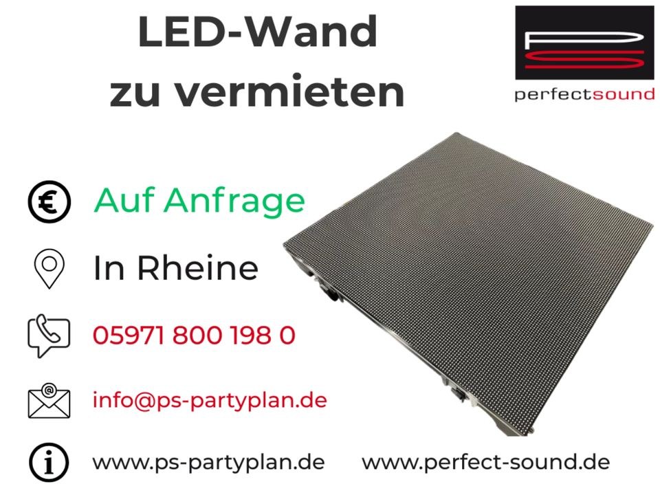 LED Wand Videowand Display Screen mieten bei perfect sound