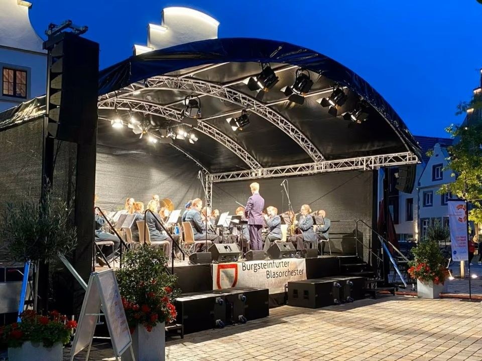 Rund Bühnendach Milos MR1 Eventdach Bühne mieten bei perfect sound – 4
