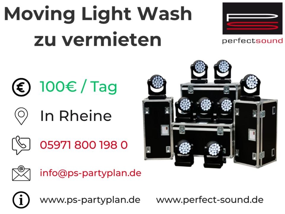 Martin MAC Aura PXL Moving Light mieten in Rheine – Sound, der ankommt
