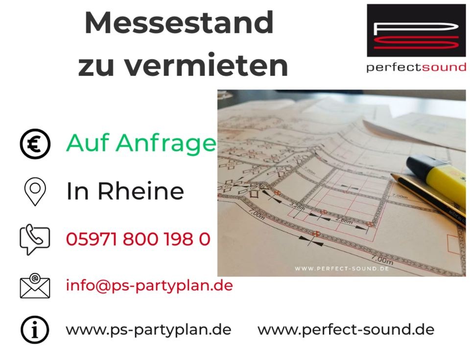 Messestand Messesystem Messestandbau Eventstand mieten in Rheine