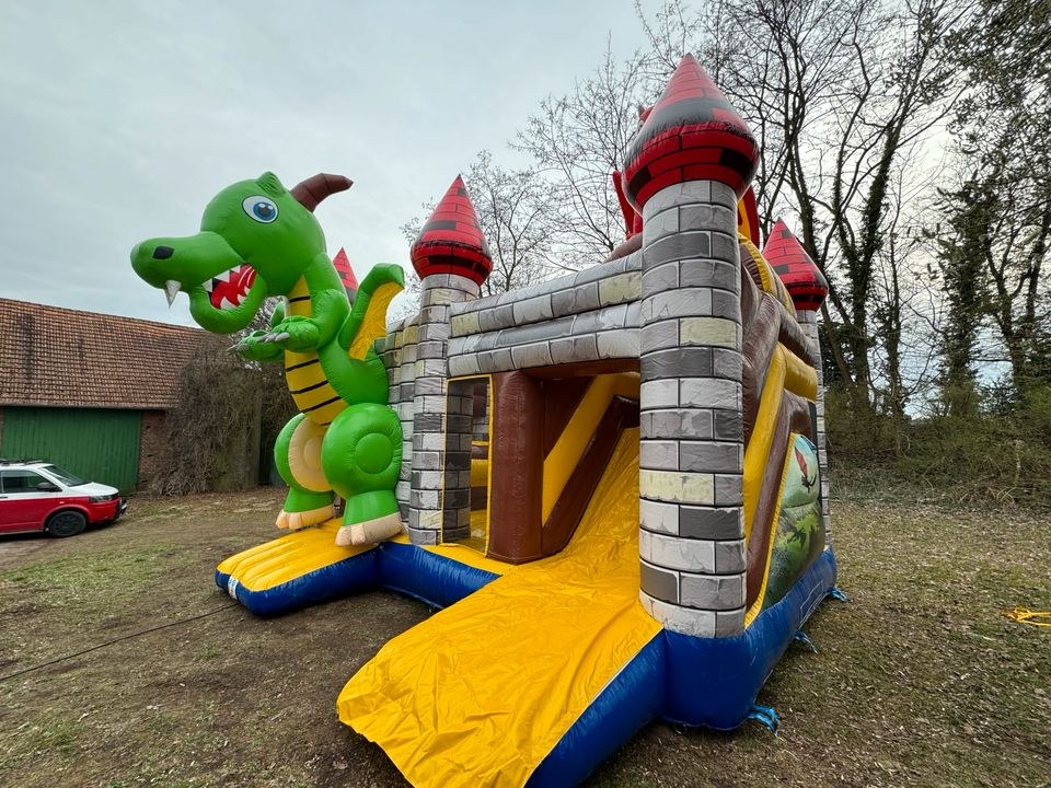 Hüpfburg Drachen Ritterburg mieten in Senne – Hüpfspaß für jede Feier – 3