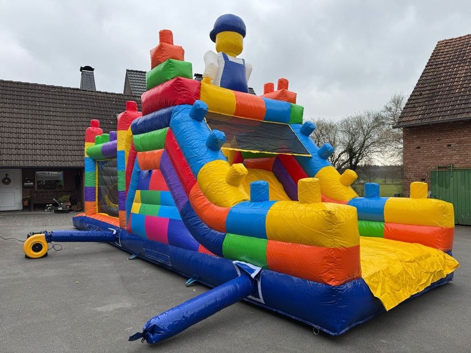 SONDERANGEBOT Hüpfburg Bausteine Parcours mieten in Senne – 3