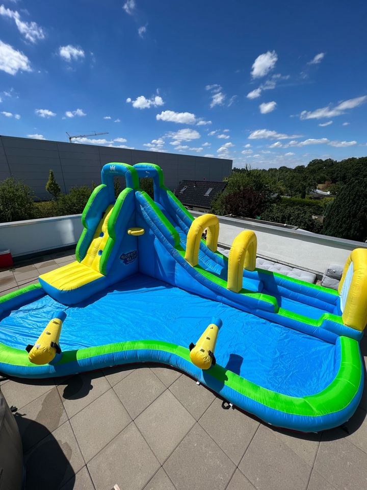 Wasser Hüpfburg Splash park mieten in Senne – Hüpfspaß für jede Feier