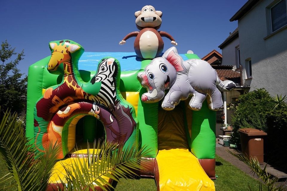 Profi Hüpfburg Safari Park mieten in Senne – Hüpfspaß für jede Feier